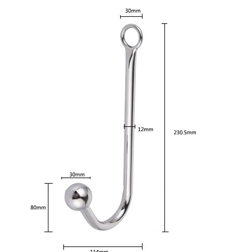 and Hook Beaded Anal with 5334 Collar Elegant Cuffs 0821